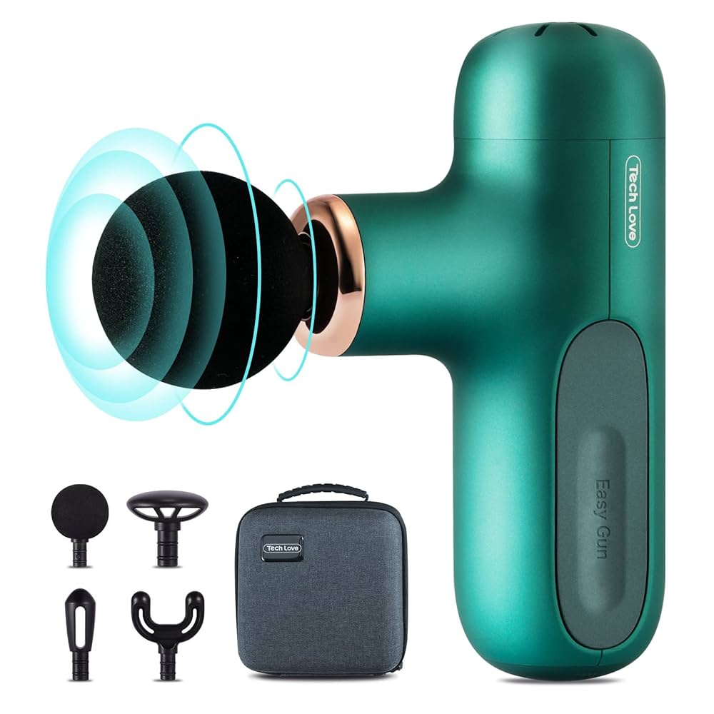 【新品】【グリーン】 Love CuteX ケア リラクゼーション器　テックラブ Amazon.co.jp: Techlove CuteX 軽量415g 5段階強度調整 強力振動